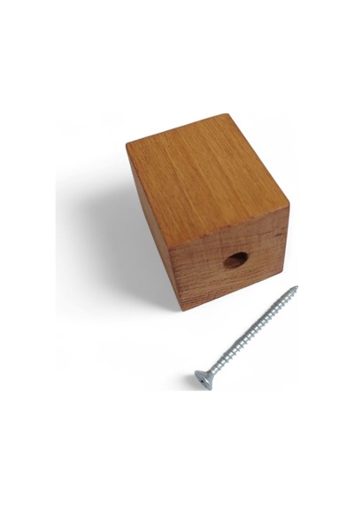Masa - Mobilya - Ünite - Koltuk- Kanepe- Ahşap Ayak Takoz Yükseltici - 2.5 Cm Ceviz