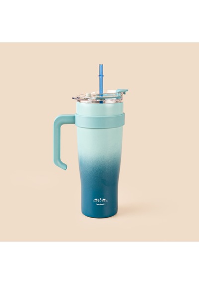 Horizon Pipetli Termos Bardak - Lacivert - 1 Lt Çok Renkli