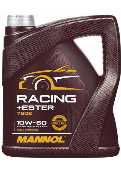 Mannol Mn7902-4 Racıng+Ester Sae 10W-60 Apı Sn/ch-4 Acea A3/B4 Motor Yağı 4 L