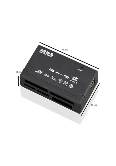 26 İn 1 Çoklu Kart Okuyucu Usb Sd Sdhc Mini Micro Sd Memory Stick Duo M2 Mmc Xd Cf