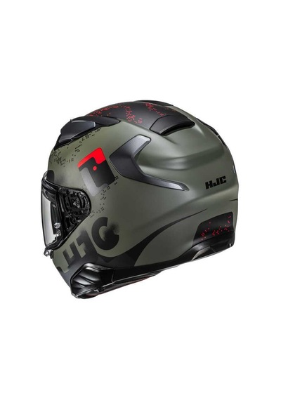 Hjc F71 Faco Mc1sf Kapalı Kask Siyah - Yeşil
