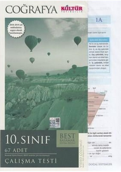 10.Sınıf Coğrafya Yaprak Test - Kültür Yayıncılık