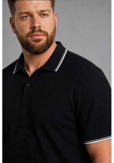Defacto Büyük Beden Polo T-shirt H1474AX26SP
