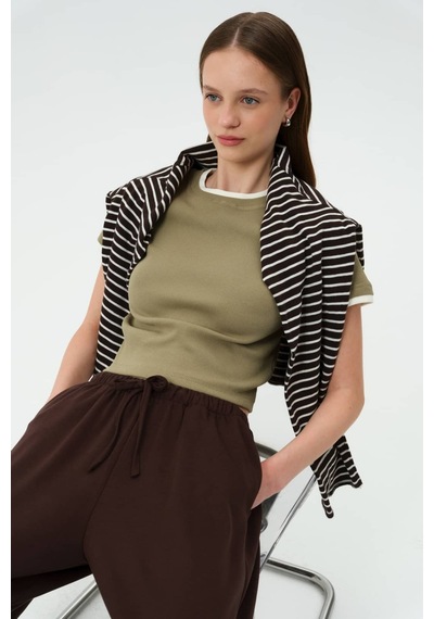 Buly Kaşkorse Kısa Kol Body Küf Yeşili