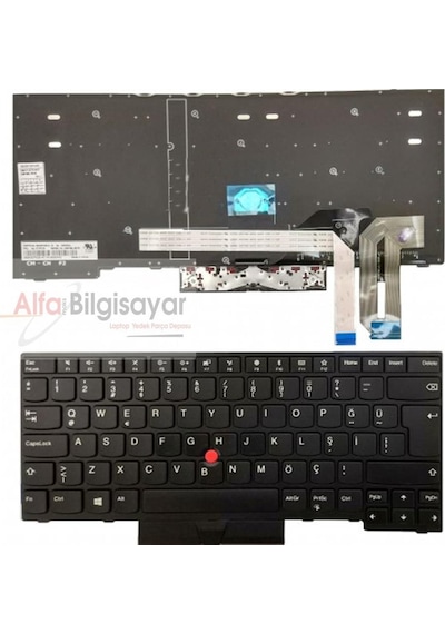 Alfabilgisayar Lenovo Uyumlu E480 E485 E490 E495 Klavye Tuş Takımı Q-Türkçe