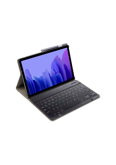 Samsung Uyumlu Tab A7 T500 Bluetooth Klavyeli Standlı Kılıf - BKK1
