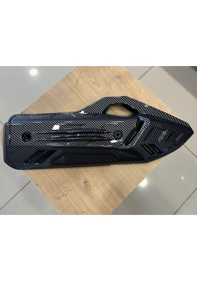 Pcx Egzoz Koruma Kapağı Karbon Fiber