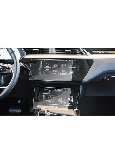 Audi A6 Navigasyon Ve Alt Kontrol Paneli Ekran Koruyucu 2019-2023