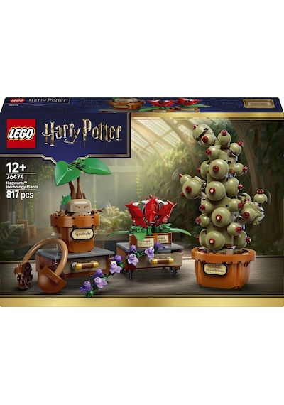 LEGO® Harry Potter™ Hogwarts™ Bitkibilim Bitkileri 76474 - 12 Yaş ve Üzeri için 3 Bitki İçeren Oyuncak Yapım Seti (817 Parça)