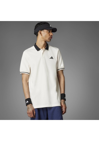 Adidas Herıtage Polo Erkek Polo Yaka Tişört Jc6746 Jc6746 Bey Beyaz