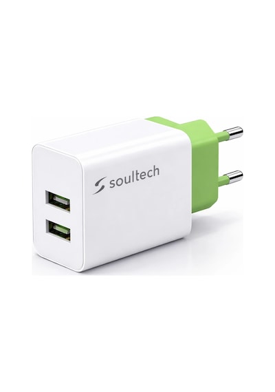 Soultech Powerage 18w Çift Usb-a Girişli Şarj Adaptörü