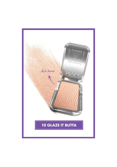 Buttermelt Highlighter Kremsi Pudra Aydınlatıcı - 10 Glaze It Butta 10