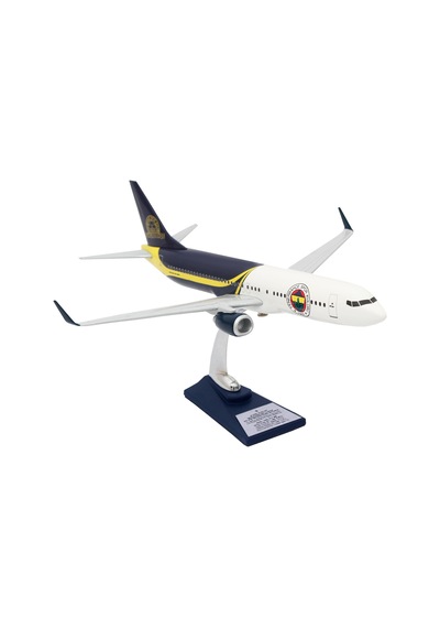 Zekupp Boeing 737-800 1/100 Ölçek Fenerbahçe Lisanslı Tasarım Maket Uçak Uck0189