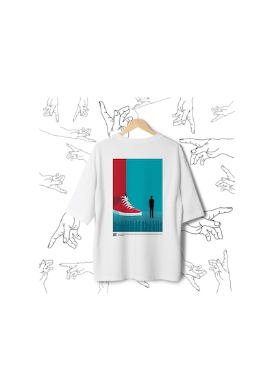 Biat Serisi No:5 T-shirt - Beyaz
