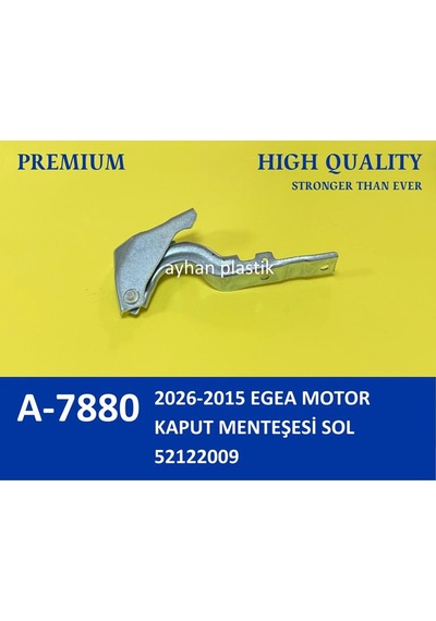 Ayhan A7880 Motor Kaput Menteşesi Sol Fıat Egea 15 52122009 1 Takım -ıdır