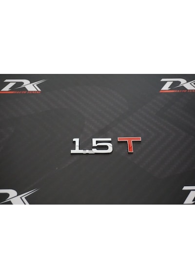 Audi 1.5 T Bagaj Krom Metal 3M 3D Yazı Logo
