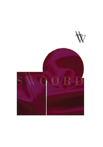Swoord İpek Dokulu Saten Yastık Kılıfı Bordo 2 Adet 50x70cm 2 Adet Saten Tokalı Bordo