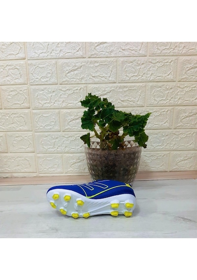 Jump 28843 Saks Mavi Krampon Çim Saha Çocuk Futbol Ayakkabı 001