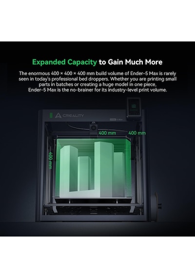 Creality Ender-5 Max 3d Yazıcı, 400 400 400 Mm'lik Geniş Yapı Alanı, 700 Mm/sn'lik Ultra Hızlı Corexy Baskı Hızı, Baskı Çiftlikleri İçin Creality Os İle Akıllı Kontrol Creality Ender-5 Max 3d Yazıcı, 400 400 400 Mm'lik Geniş Yapı Alanı, 700 Mm/sn'lik Ultra Hızlı Corexy Baskı Hızı, Baskı Çiftlikleri İçin Creality Os İle Akıllı Kontrol