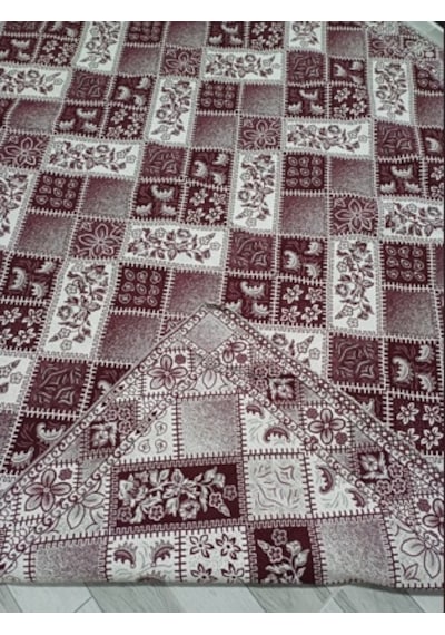 Savan Dokuma Halı Örtüsü 6m² 200 300cm Kale Bordo1 Bordo