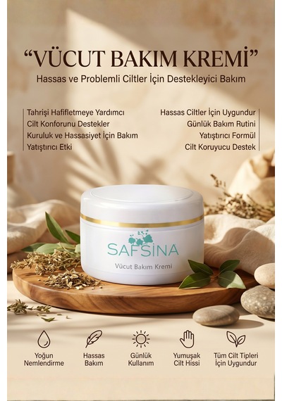 Safisina Vücut Bakım Kremi 50 Ml