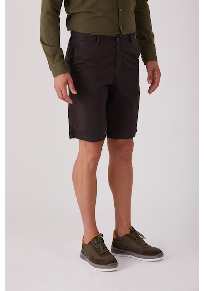 Dufy Koyu Gri Erkek Regular Fit Short - 86805 Koyu Gri