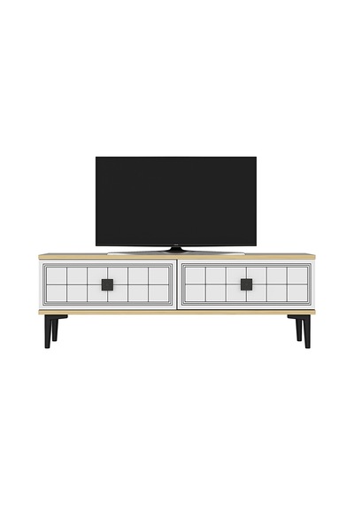 Tsa1201db - Yuka Tv Stand Safirmeşe-beyaz 120cm Safirmeşe-beyaz Tsa1201db - Yuka Tv Stand Safirmeşe-beyaz 120cm Safirmeşe-beyaz