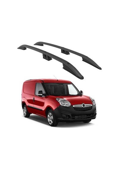 Opel Combo D 2012-2018 Kısa Şasi Turtle Crown Tavan Çıtası Siyah