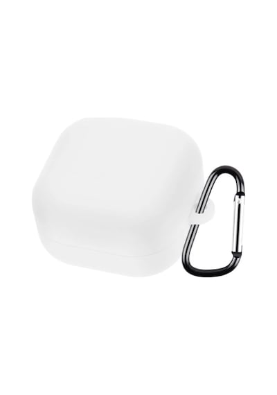 Samsung Galaxy Buds 4 / 4 Pro Uyumlu Kılıf Askılı Mat Silikon Ürün Kulaklık Değildir Beyaz