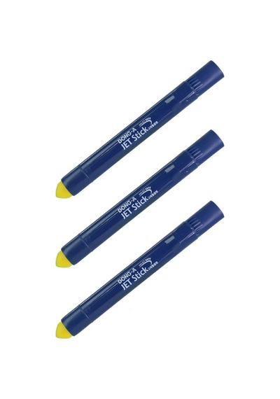 Dong A Jet Stick Jel Fosforlu Kalem Sarı 3lü Set 230770 Fosforlu Sarı