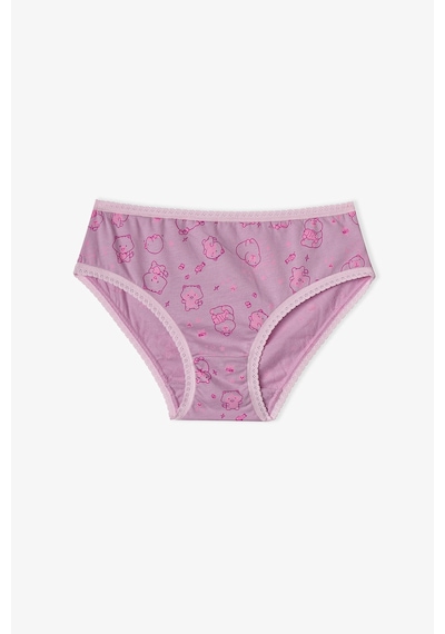 Penti Kız Çocuk Pembe Sevimli Party Pamuklu 5li Slip Külot