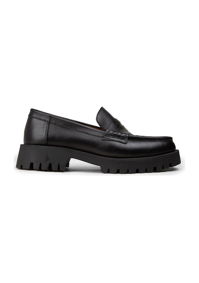 Deery Kadın Hakiki Deri Siyah Loafer Ayakkabı - 02034zsyhc02