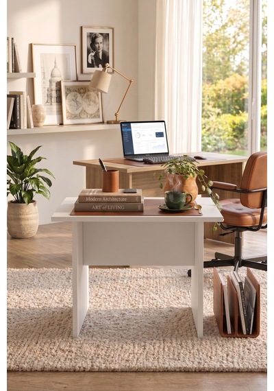 Yurudesign Vario B Ofis Sehpası Beyaz