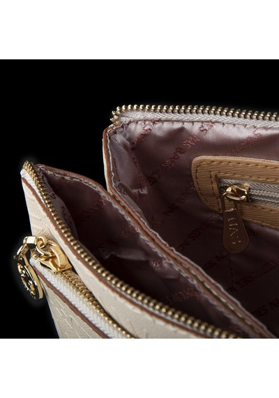Nas Bag Kadın Çapraz Ve Clutch Çanta Bilek Ve Çapraz Askılı Krem Camel Gofraj 24x15 Cm Krem Camel Gofraj Çok Renkli