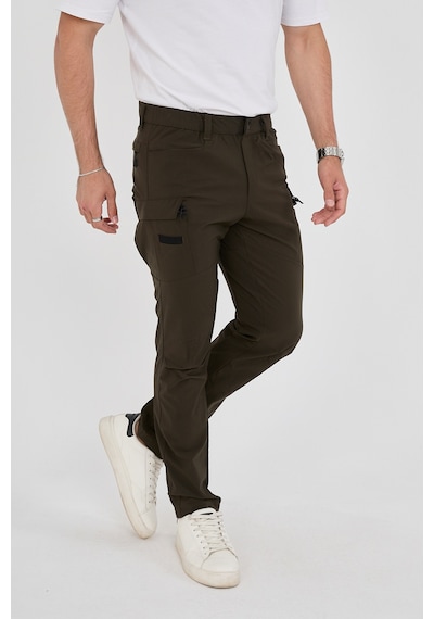 Camp Scoutland Camp525 Outdoor Tactical Su İticili Likralı Yazlık Erkek Taktik Pantolon Haki