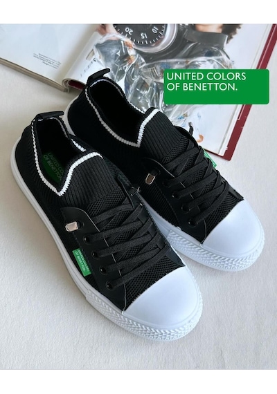 United Colors Of Benetton Benetton 10233 İthal Ortopedik Lastikli Sabit Bağcık Kadın Günlük Spor Ayakkabı 001