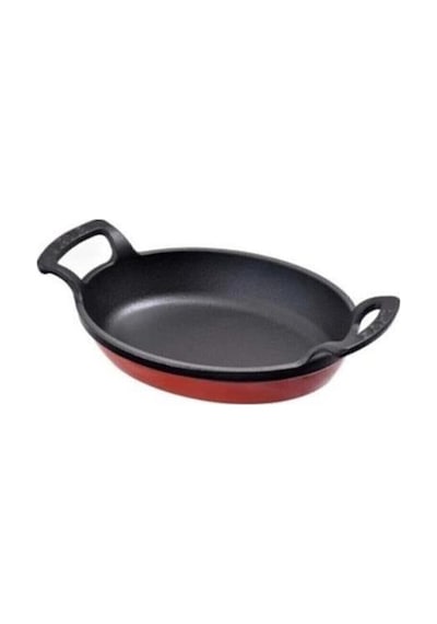 Lava Metal Kulplu Oval Sahan 23x17CM