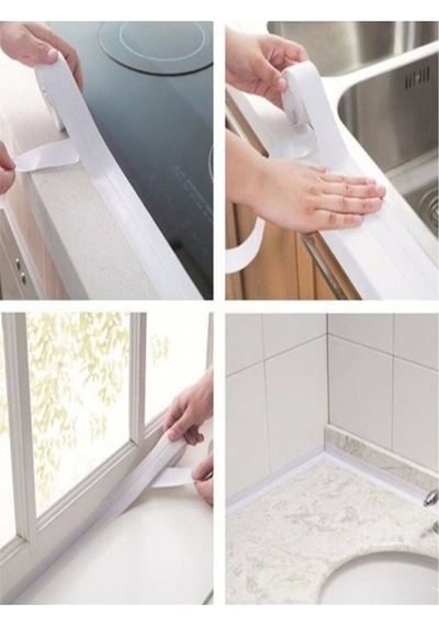 Su Sızdırmaz Geçirmez Bant Lavabo Küvet Kenar Bandı Küvet Duş Ban