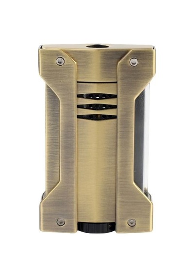 Conquistador 1li Torch Fırçalanmış Altın Metal Puro Çakmağı 8003ct
