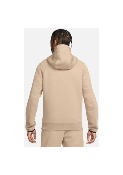 Nike Sportswear Tech Fleece Windrunner Tam Boy Fermuarlı Erkek Kapüşonlu Sweatshirt Fb7921-247 Altın