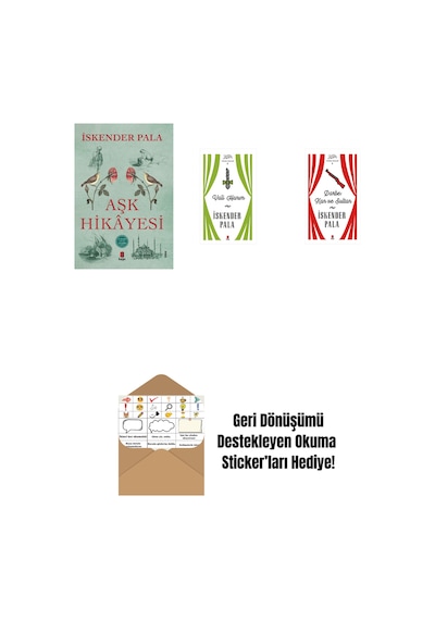 Aşk Hikâyesi + Vali Hanım Ciltli + Darbe: Kan Ve Sultan Ciltli + Okuma Sticker'ları