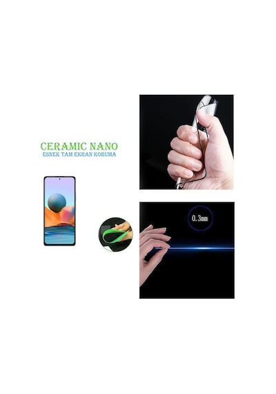 Xiaomi Redmi Note 10 Pro Nano Seramik Ekran Koruyucu