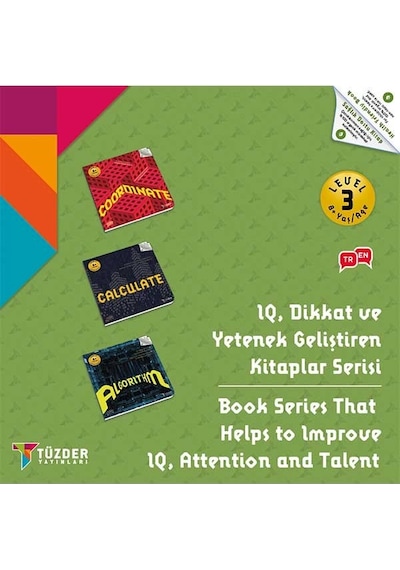 9'Lu Set 8+ Yaş / Iq Dikkat Ve Yetenek Geliştiren Kitaplar Serisi