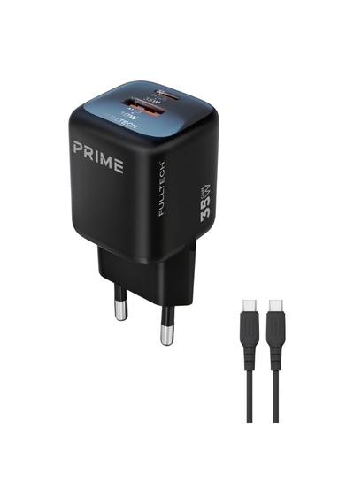 Gan Hızlı Şarj Adaptörü Şarj Cihazı 1x Type-c Girişi 1x Usb Girişi Dijital Gösterge Güçlü Performans Şarj
