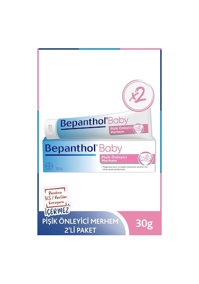 Bepanthol Baby Pişik Önleyici Merhem 30 Gr X2 Adet
