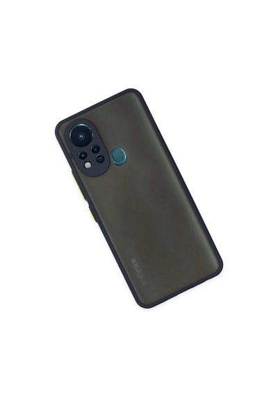 İnfinix Hot 11s Kılıf Montreal Silikon Kapak - Lacivert Düz Renkli