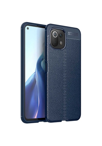 Xiaomi Mi 11 Lite Kılıf Zore Niss Silikon Kapak Lacivert