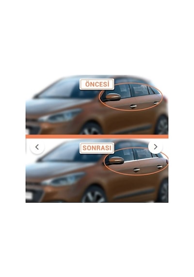 Hyundai İ20 Krom Cam Çıtası 2015-2020 4 Parça Paslanmaz Çelik