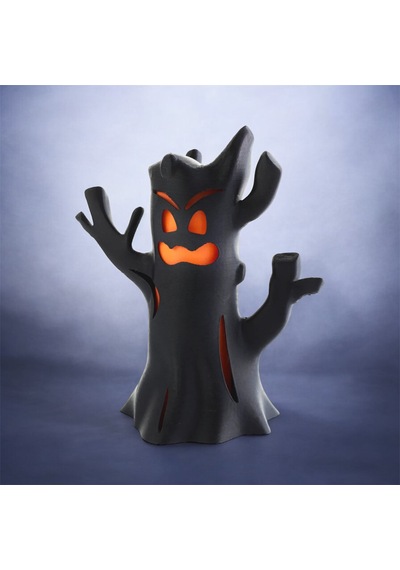 Cadılar Bayramı Led Mumlu Canavar Ağaç Halloween