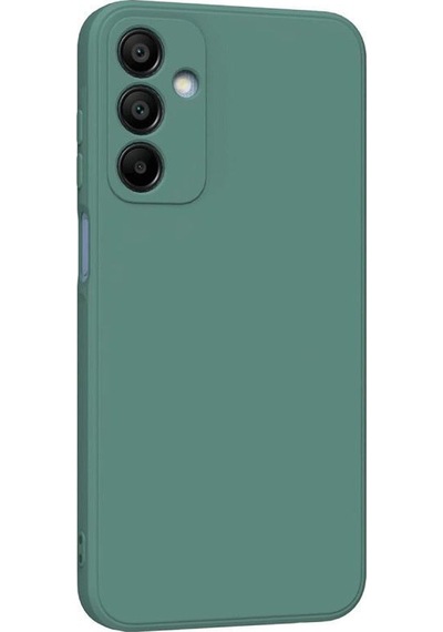 Samsung Galaxy A25 5g Kılıf First Silikon - Koyu Yeşil Çok Renkli